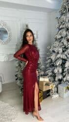 брендовые кошельки: Вечернее платье, Русалка, Длинная модель, С рукавами, S — 8