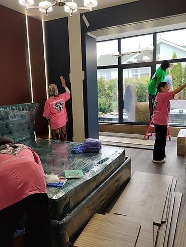 Клининг кызматтары: Бөлмөлөрдү тазалоо, | Жалпы тазалоо, | Батирлер — 2