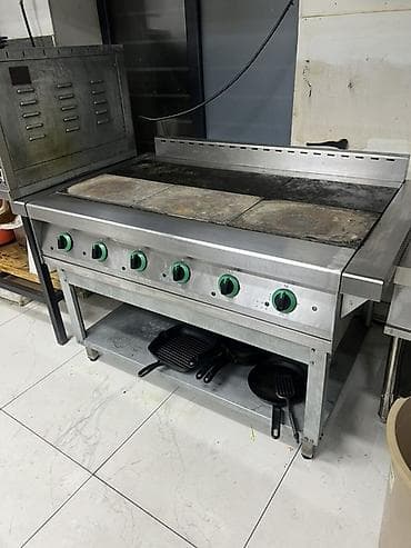 Промышленная электрическая жарочная поверхность (планча/гриль) из