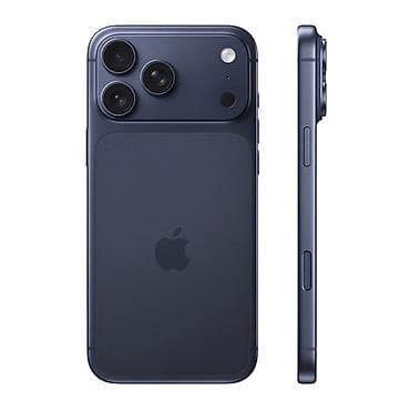 Техника и электроника: IPhone 17 Pro Max, Б/у, 1 ТБ, Синий, Кабель, 100 % — 1