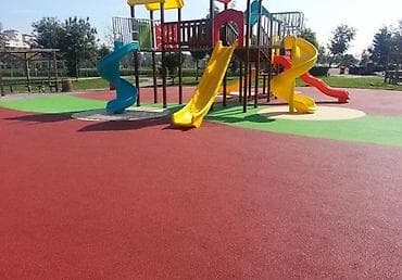 Резиновое покрытие для детских и спортивных площадок Описание: -