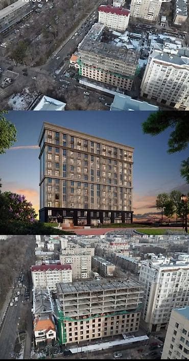 2 комнаты, 81 м², Элитка, 6 этаж, Готовая ПСО (под самоотделку)