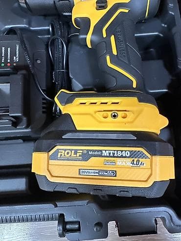 Инструменты: Аккумуляторная бесщеточная дрель-шуруповерт ROLF TOP-5048 (Germany — 3