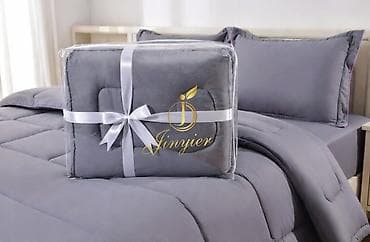 серое постельное белье: Комплекты для спальни и ванны 1) Утеплённый стёганый комплект для — 1
