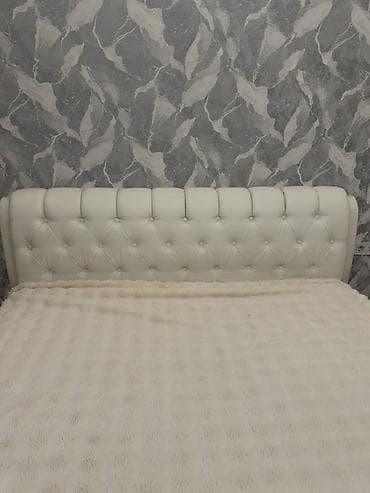 Офис эмереги: Эки кишилик керебет, Колдонулган, Жумшак башы менен, узуну - 220 см — 3