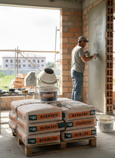 эпоксидный смола: Строительная смесь GRENDER AlinEX весом 30 кг, предназначенная для — 1