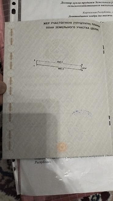 кызыл ата: 300 соток, Для сельского хозяйства, Договор купли-продажи — 4