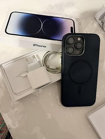 air pods 3: IPhone 14 Pro, Б/у, 256 ГБ, Зарядное устройство, 87 % — 1