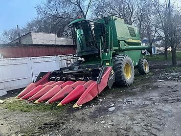 С двумя жатками сост отл. Шины новые