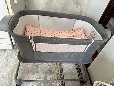подка: Люлька, Б/у, Колыбель, Металл, цвет - Серый, Самовывоз — 4