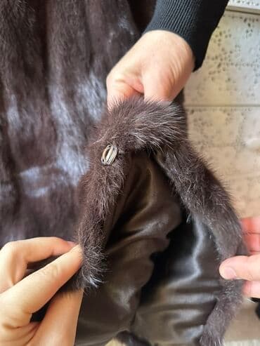 платье футляр большого размера: Шуба, Норка, Короткая модель, Трансформер — 4