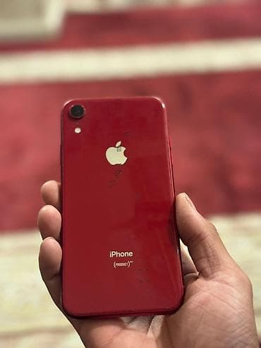 IPhone Xr, Колдонулган, 128 ГБ, Кызыл, 79 % — 1
