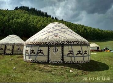 аренда сноуборда бишкек: Боз үйлөрдү ижаралоо, Каркасы Жыгач, 100 баш, Казан, Идиш-аяк, Полу менен — 20