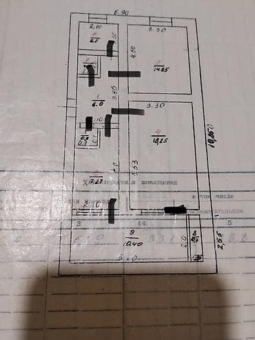 room: 2 комнаты, 92 м², Старый ремонт — 2