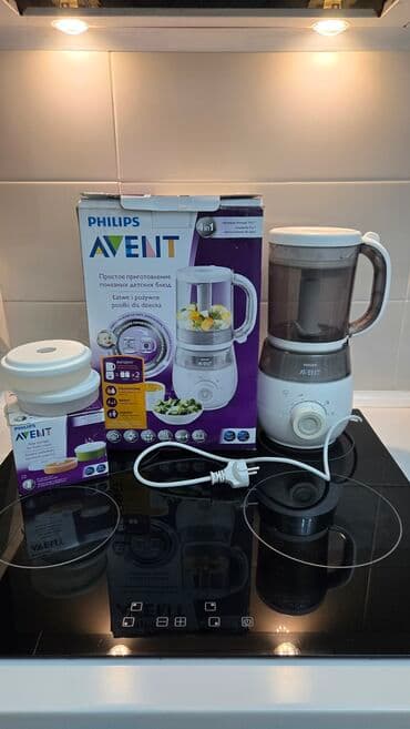 Philips Avent Premium Пароварка-блендер 4-в-1. Готовка на пару