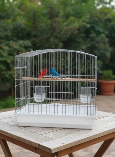 Клетка для птиц (канарейки, волнистые попугаи, амадины и др.) -