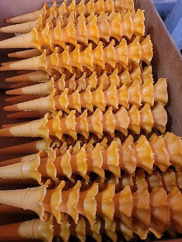 морс бочка: Вафельные рожки «тюльпан» для мягкого/пломбирного мороженого - Форма — 2