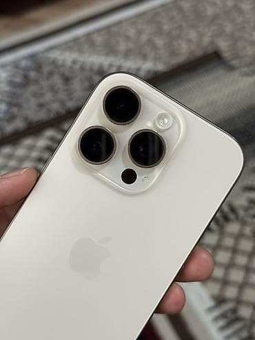 apple 14: IPhone 16 Pro, Б/у, 256 ГБ, Desert Titanium, Коробка, 87 % — 2
