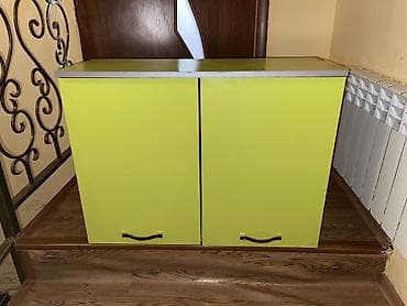 Дом и сад: Тумба для кухни, Б/у, С мойкой, Напольная, ДСП, Самовывоз, цвет - Зеленый — 1
