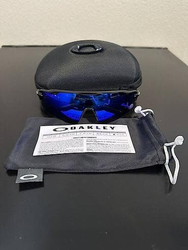 Аксессуарлар: Спортивные очки Oakley (линейка Radar/EV стиль) с зеркальными сменными — 3