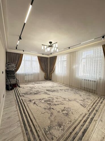 балыкчы шаарынан 3 ком квартира керее: 3 бөлмө, 120 кв. м, Элитка, 6 кабат, Дизайнердик ремонт — 1