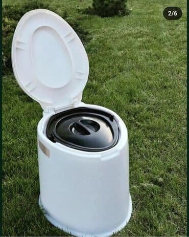 Ортезы: Био-туалет компактный унитаз пластмассовый с ведром. Высота сидения — 2