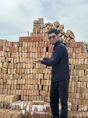 кирпич стонок: Полнотелый, таблетка, Жженый кирпич, Одинарный, 250×120×65 — 3