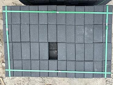 full construction: Укладка тротуарной плитки “ёлочкой” для дворов и подъездных зон. - — 3