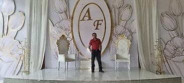 Коммерциялык кыймылсыз мүлктү ижарага берүү: Аренда банкетного зала для торжеств - Парадный зал с бело‑золотым — 2