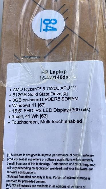 note: Абсолютно новый ноутбук HP, тонкий и лёгкий 15,6-дюймовый ноутбук в — 3