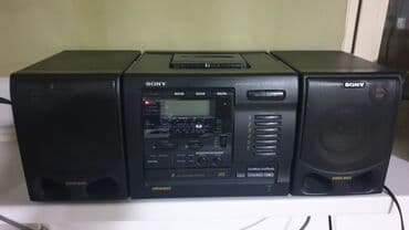 музыкальный центр сони бук: Редкая 6-дисковая магнитола Sony CFD-C610S. Все работает. Звучание — 1