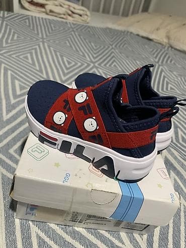 Детская обувь (несколько пар) 1) Кроссовки Fila kids - Темно-синие с