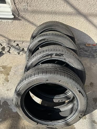 24545 r19 лето: Шины 245 / 45 / R 19, Лето, Б/у, Комплект, Легковые, Корея, Kumho — 2