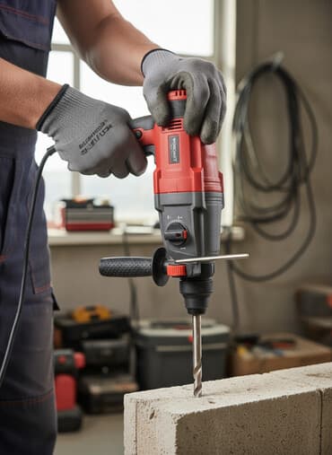 электродрель с перфоратором: Перфоратор, Новый, Бесплатная доставка, Платная доставка, Самовывоз — 1