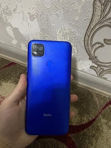 Redmi, Redmi 9C, Б/у, 64 ГБ, цвет - Синий, 2 SIM