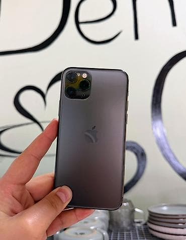 apple watch цена в бишкеке: IPhone 11 Pro, Б/у, 256 ГБ, Space Gray, Чехол, 72 % — 1