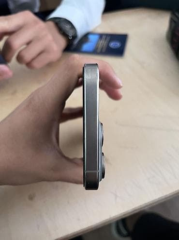 iphone 11 pro max бу: IPhone 15 Pro Max, Б/у, 256 ГБ, Natural Titanium, Защитное стекло, Чехол, Зарядное устройство, 80 % — 5
