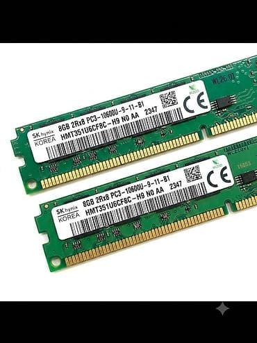 Техника и электроника: !!!ЦЕНА ЗА 2 ПЛАШКИ !! !SK Hynix 16gb две плашки по 8гб 1600мгц — 1