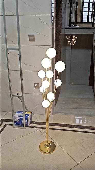 торшер латунь: Продаю 2шт Напольный светильник с шарообразными плафонами - Дизайн — 3