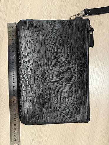 бутун клатч: Клач из чистой мягкой кожи, ручная работа — 2