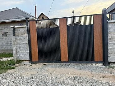 Современные откатные ворота для частного дома - Конструкция: откатные