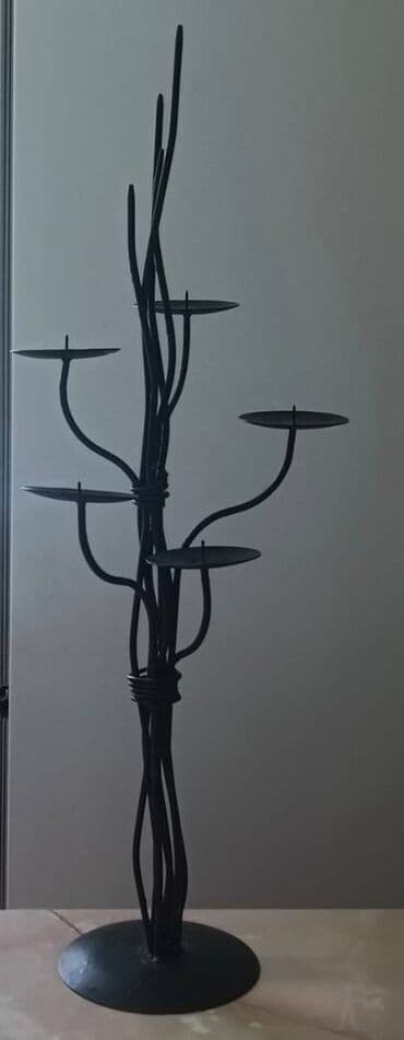 Стильный подсвечник на 5 свечей. Отличный декор для дома! at lalafo.kg Стильный подсвечник на 5 свечей. Отличный декор для дома!