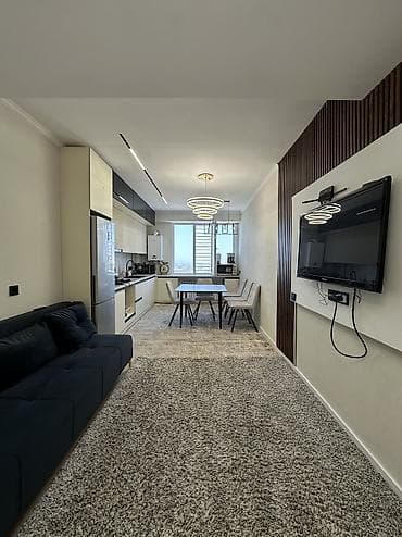 квартира кок джар: 3 комнаты, 103 м², Элитка, 12 этаж, Дизайнерский ремонт — 2