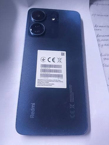 tecno phantom: Redmi, Redmi 13C, Б/у, 128 ГБ, цвет - Синий, 2 SIM — 3