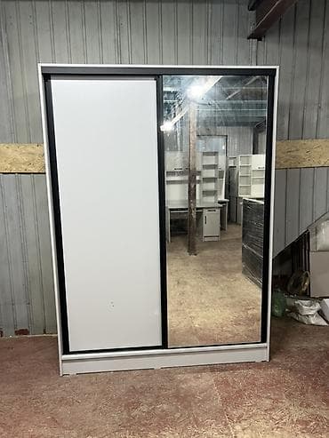 Шкаф купе, Новый, С зеркалом, ЛДСП, В рассрочку