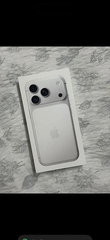 note 21 ultra: IPhone 17 Pro, Новый, 512 ГБ, White Titanium, Коробка, 100 % — 1