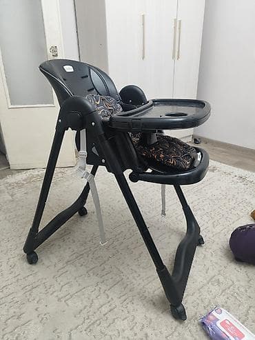 Детский мир: Стульчик для кормления, Другой бренд, Пластик, Другой вид, цвет - Черный — 1
