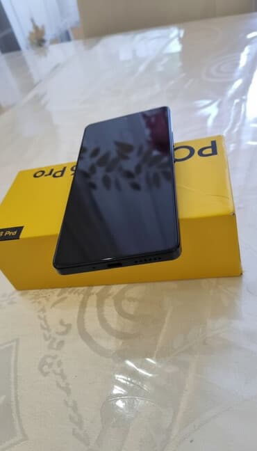 продажа сломанных телефонов: Poco M6 Pro, Б/у, 512 ГБ, цвет - Черный, 1 SIM, 2 SIM — 1