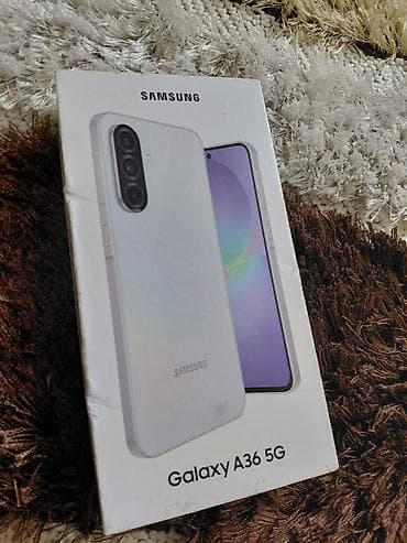 samsung galaxy note 10: Samsung Galaxy A36, Б/у, 128 ГБ, цвет - Белый, 2 SIM — 2