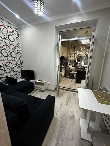 сдается квартира манас: 68 м², С мебелью — 10